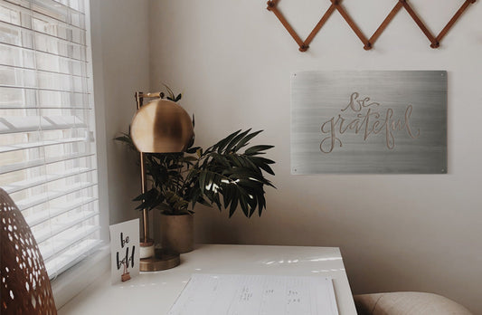 Rynx | Be grateful Metal cutting Wall decor