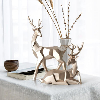 RYNX | Deers Resin Art Sculpture Home Decor
