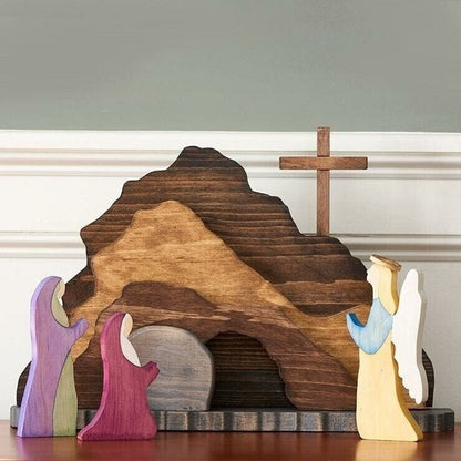 Rynx | Easter Scene Wooden Decoration