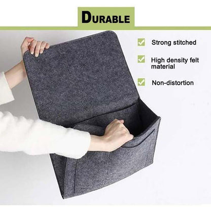 Rynx | Sofa Nightstand Felt Storage Bag with Pockets Hanging Organizer