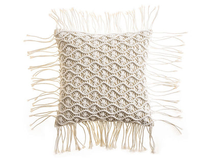 Rynx | Macrame Tassel Pillow Cover, Handmade Pillow Cover