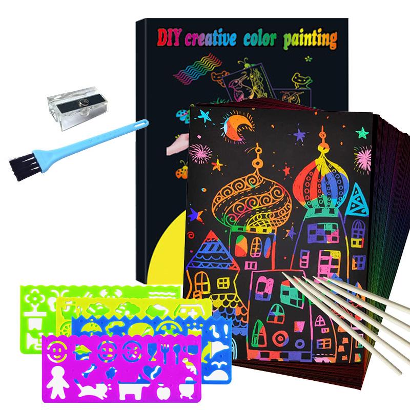 Rynx | Colorful Rubbing Paper for Kids