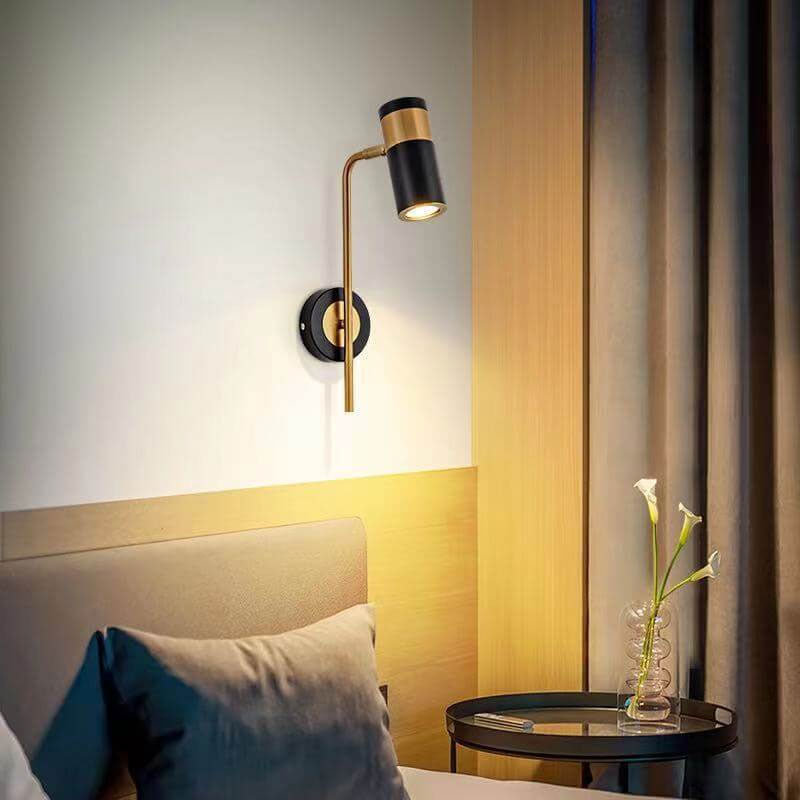 Rynx | Modern minimalist spotlight rotatable LED wall lamp made of iron
