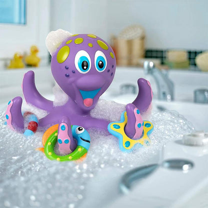 RYNX | Children's Octopus Bath Toy with 5 Rings