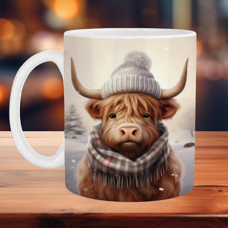 Rynx | Highland Cow Ceramic Mug
