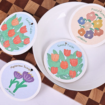 Rynx | Kitchen Flower Print Wood Pulp Cotton Cloth