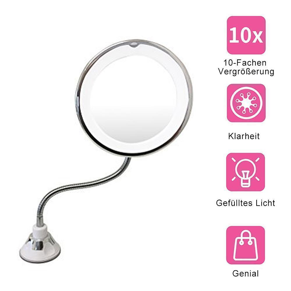 RYNX | Magnifying Makeup Mirror With Light Suitable For Makeup With High Precision