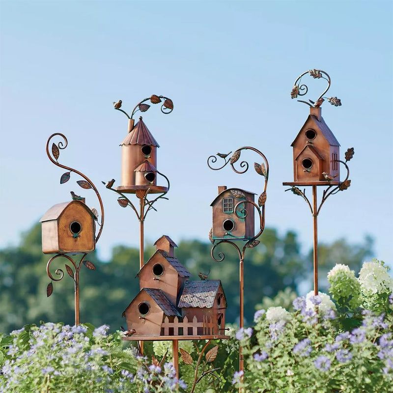 Rynx | Birdhouse Garden Stake