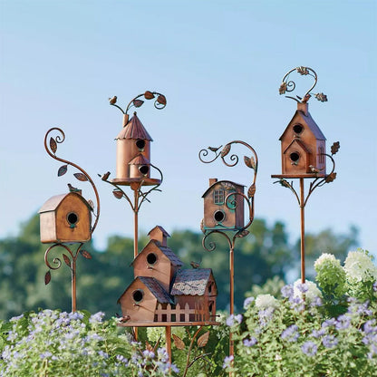 Rynx | Birdhouse Garden Stake