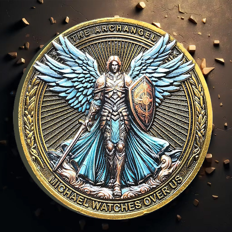 RYNX | The Archangel Michael Watches Over Us Challenge Coin