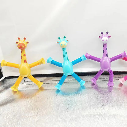 Rynx | Telescopic Giraffe Toy with Suction Cup
