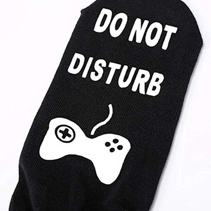 RYNX | Do Not Disturb I'm Playing Fortnite Funny Cotton Socks, 1 Pair