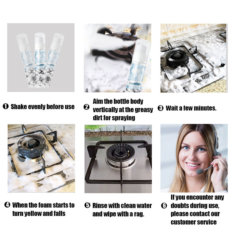 Rynx | Kitchen All-purpose Grease Foam Cleaner