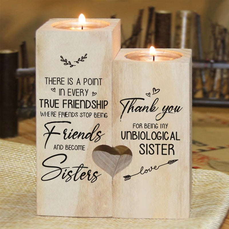Rynx | LäChle Much More - Wooden Candle Holder With Candle Gift For Your Loved Ones