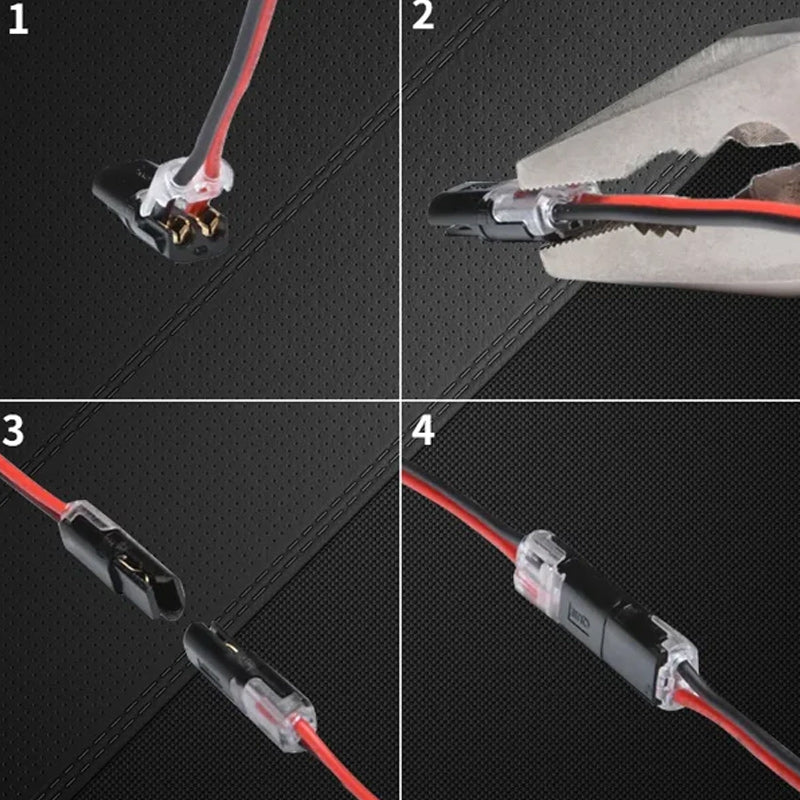 Rynx | Double Wire Push-In Plug With Locking Closure