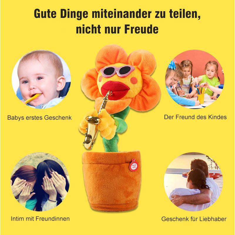 Rynx | Dancing Sunflower Singer with Saxophone, funny toy