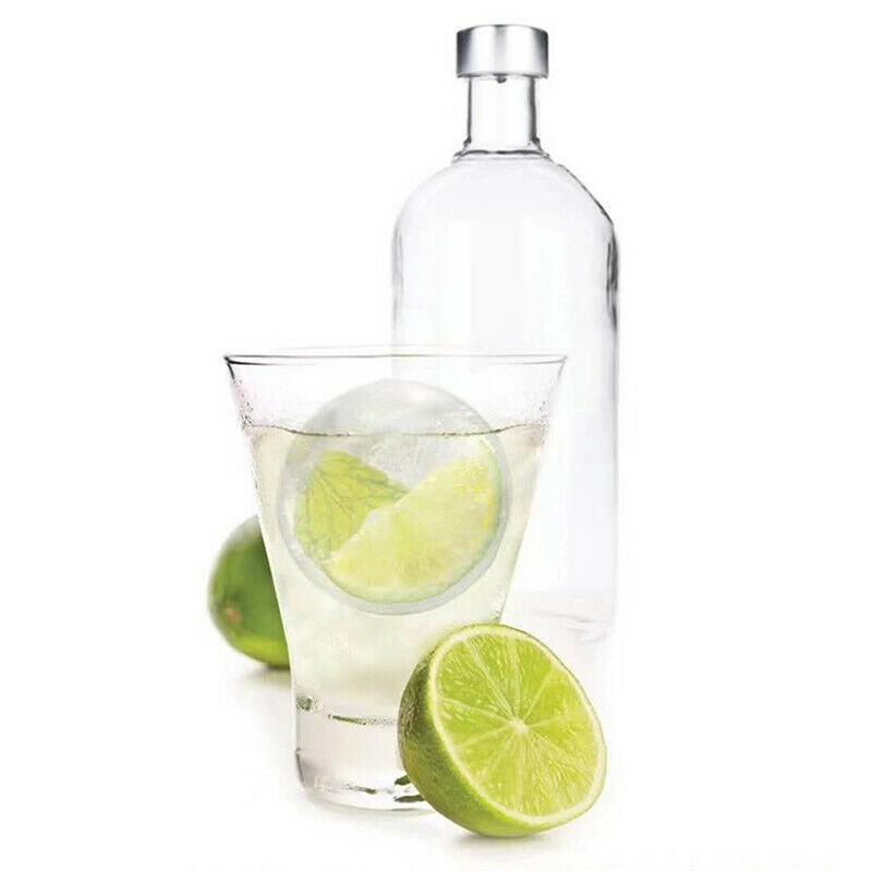 Rynx | Round Cylindrical Ice Ball Maker - 4 Perfect Refreshing Ice Sphere Cubes