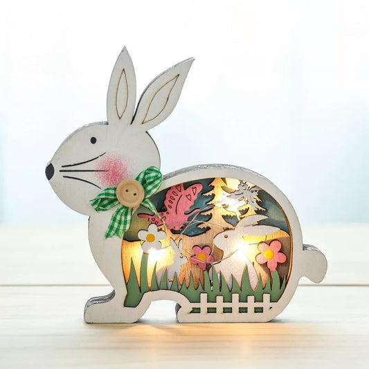 Rynx | EasterGlow – Illuminated twisted bunny figures with gentle LED elements