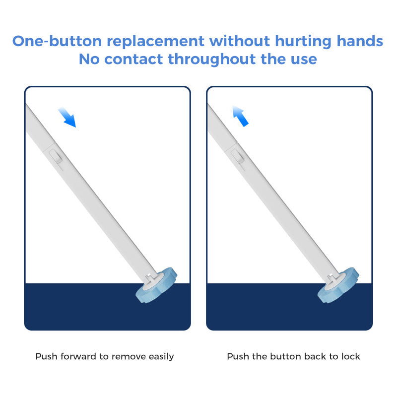 Rynx | Toilet Wall Kit, Disposable Toilet Cleaning System with 18 Refill Heads