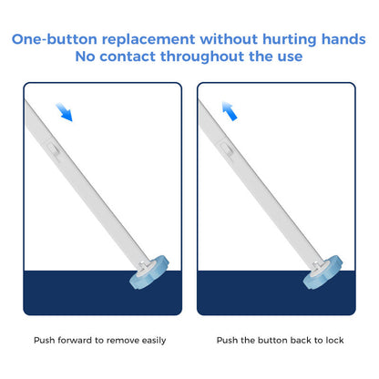 Rynx | Toilet Wall Kit, Disposable Toilet Cleaning System with 18 Refill Heads