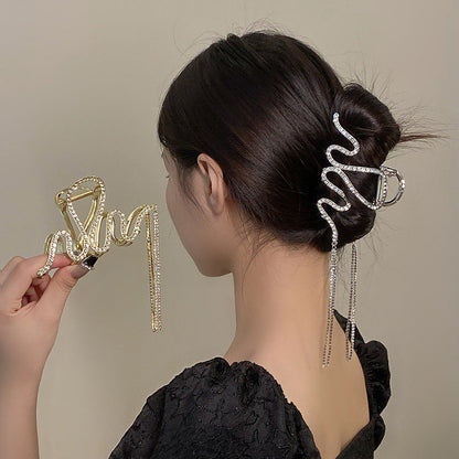 Rynx | Snake Hair Clip with Rhinestones