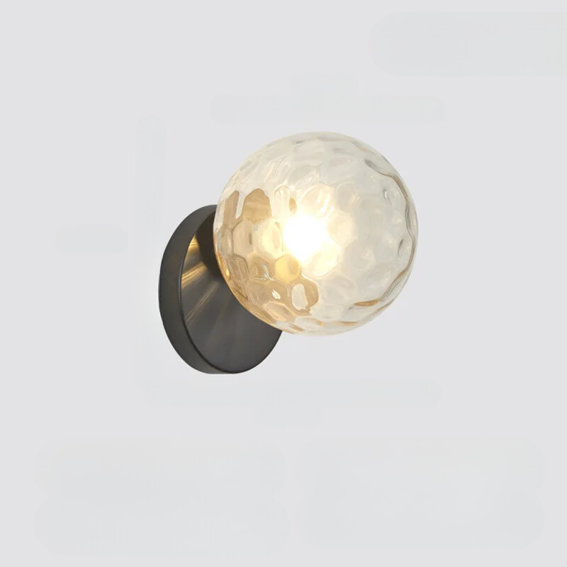 Rynx | GoldLicht - Modern Golden Wall Lamp With Glass Sphere