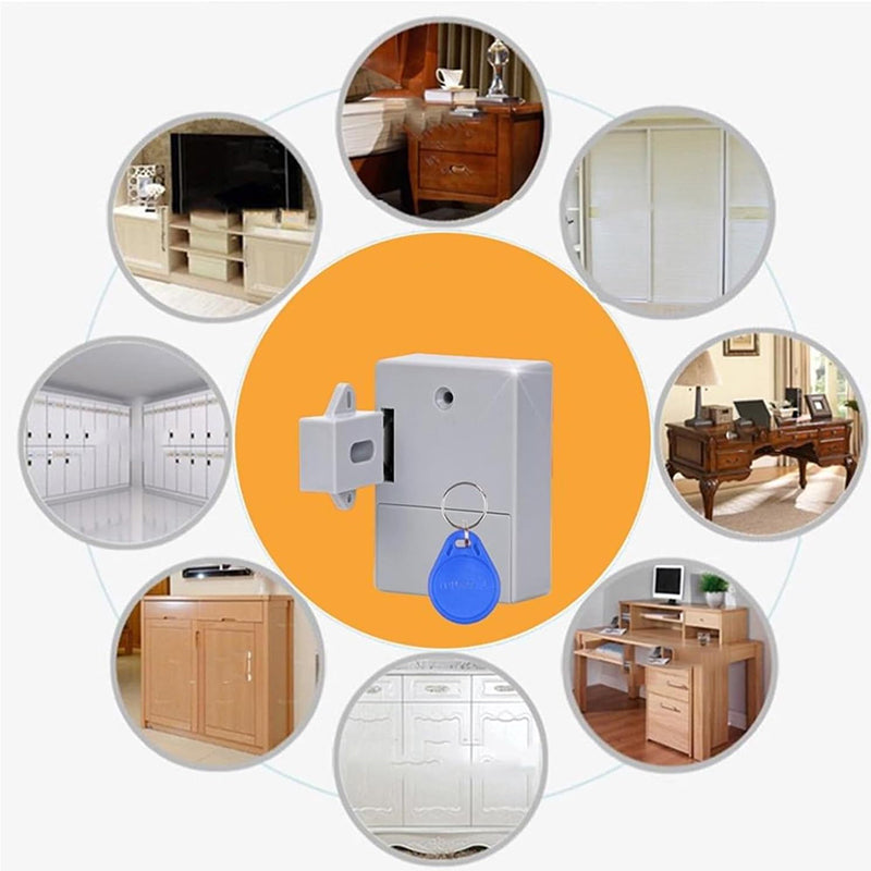 Rynx | Electronic Cabinet Lock DIY for Wooden Drawer Cabinet