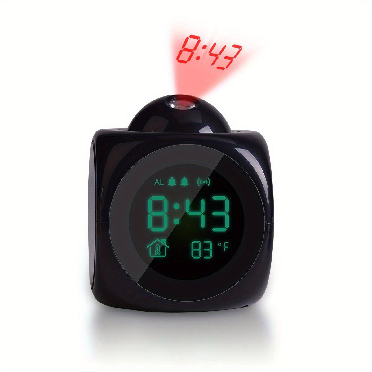 Rynx | TimeCast - LCD Digital Alarm Clock with Sleep Timer