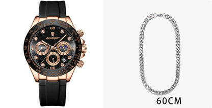 Rynx | Men's Multi-functional Fashionable Waterproof Quartz Watch