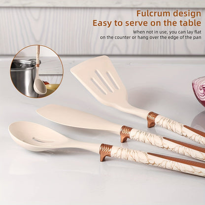 RYNX | Cooking - Cooking fun with the Elegant Silicone Kitchen Utensil Set