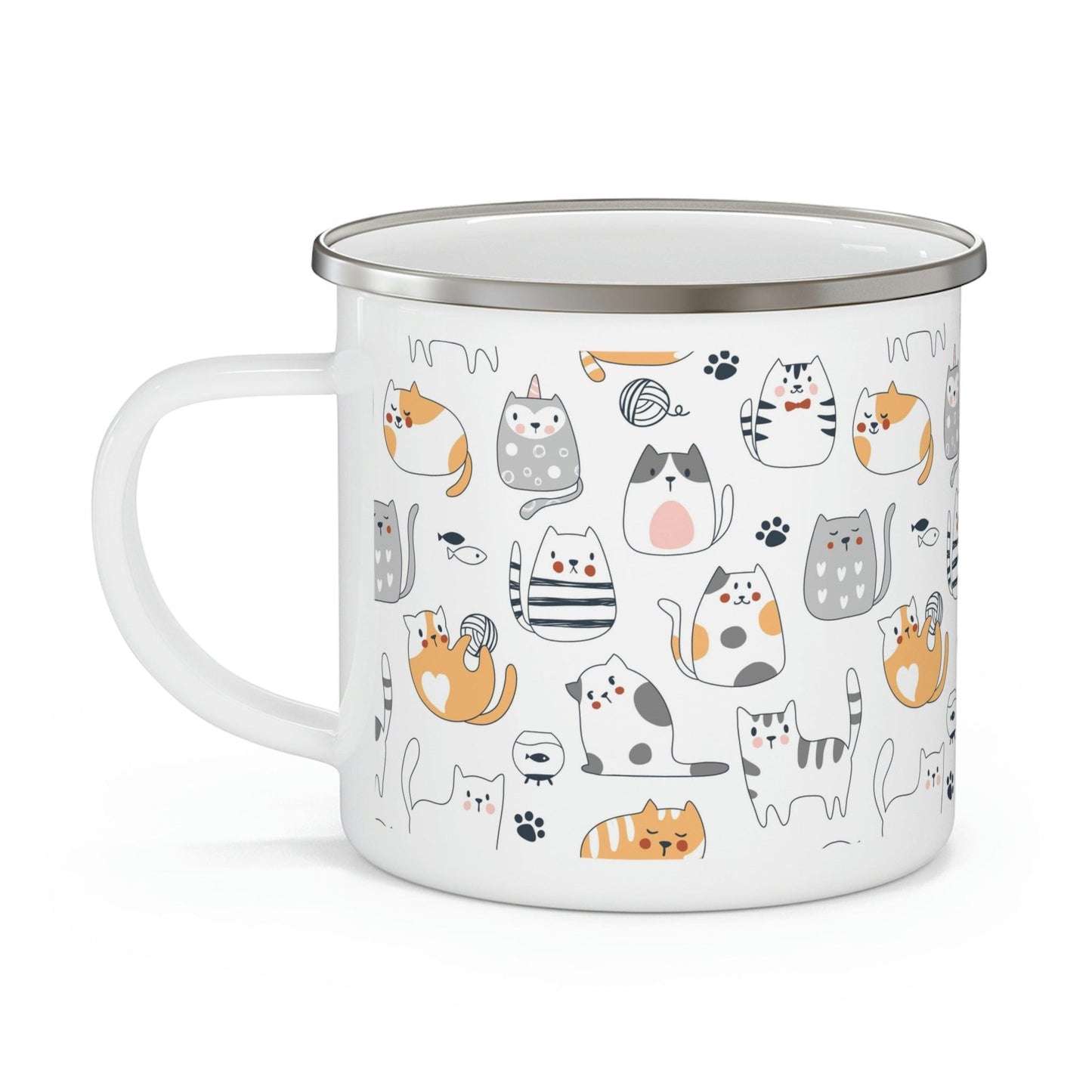Rynx | Pet Adventure Enamel Camping Mug for Outdoor Sports Lovers