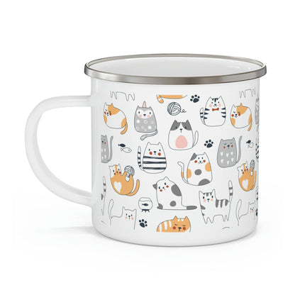 Rynx | Pet Adventure Enamel Camping Mug for Outdoor Sports Lovers