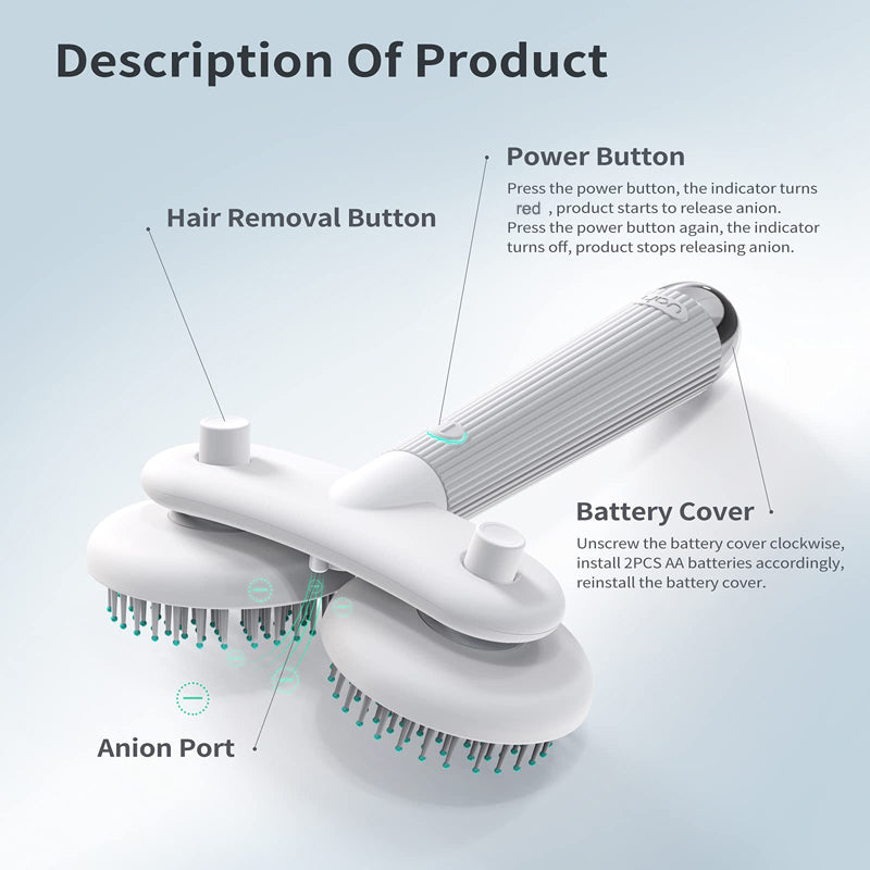 Rynx | Dual Head Electric Pet Brush