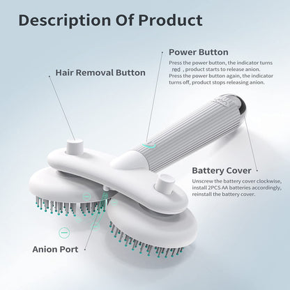 Rynx | Dual Head Electric Pet Brush