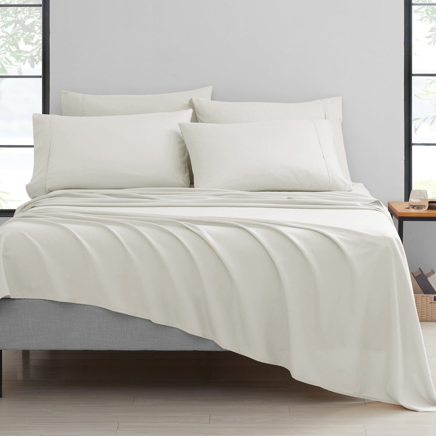 Rynx | Bamboo 2000 Thread Count 6-Piece Luxury Sheet Set - Organic, Cooling, 16 Inch Deep Pocket, Egyptian Luxury with Bonus Pillowcases - Shrink and Fade Resistant