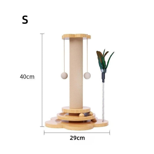 Rynx | Durable Wood Cat Turntable