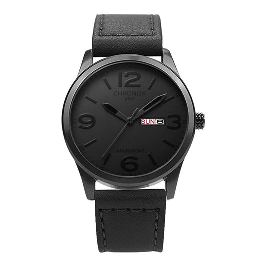 Rynx | Men's Waterproof Quartz Leather Watch