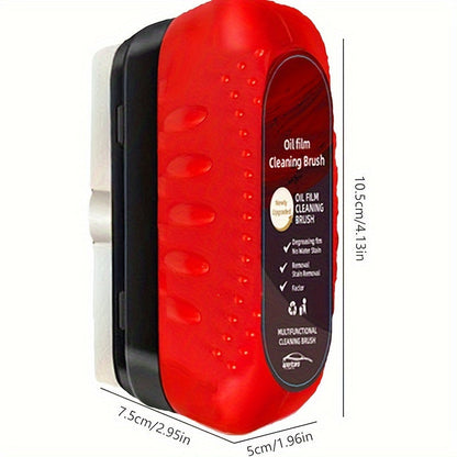 Rynx | 2024 New Windshield Glass Cleaning Brush - Multipurpose Oil and Fog Remover | Strong Coating for Rain-Resistant Shine