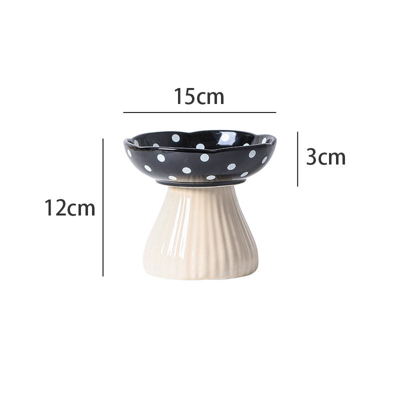 Rynx | Cute Mushroom Ceramic Pet Bowl