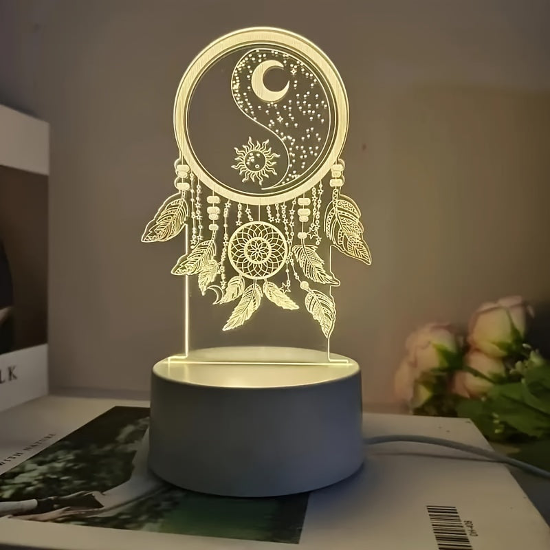 Rynx | DreamLight - 3D Dreamcatcher LED Table Lamp