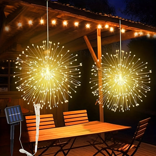 Rynx | SolarGlow - Solar Energy LED Garden Lighting with 90 Warm White LED Lights