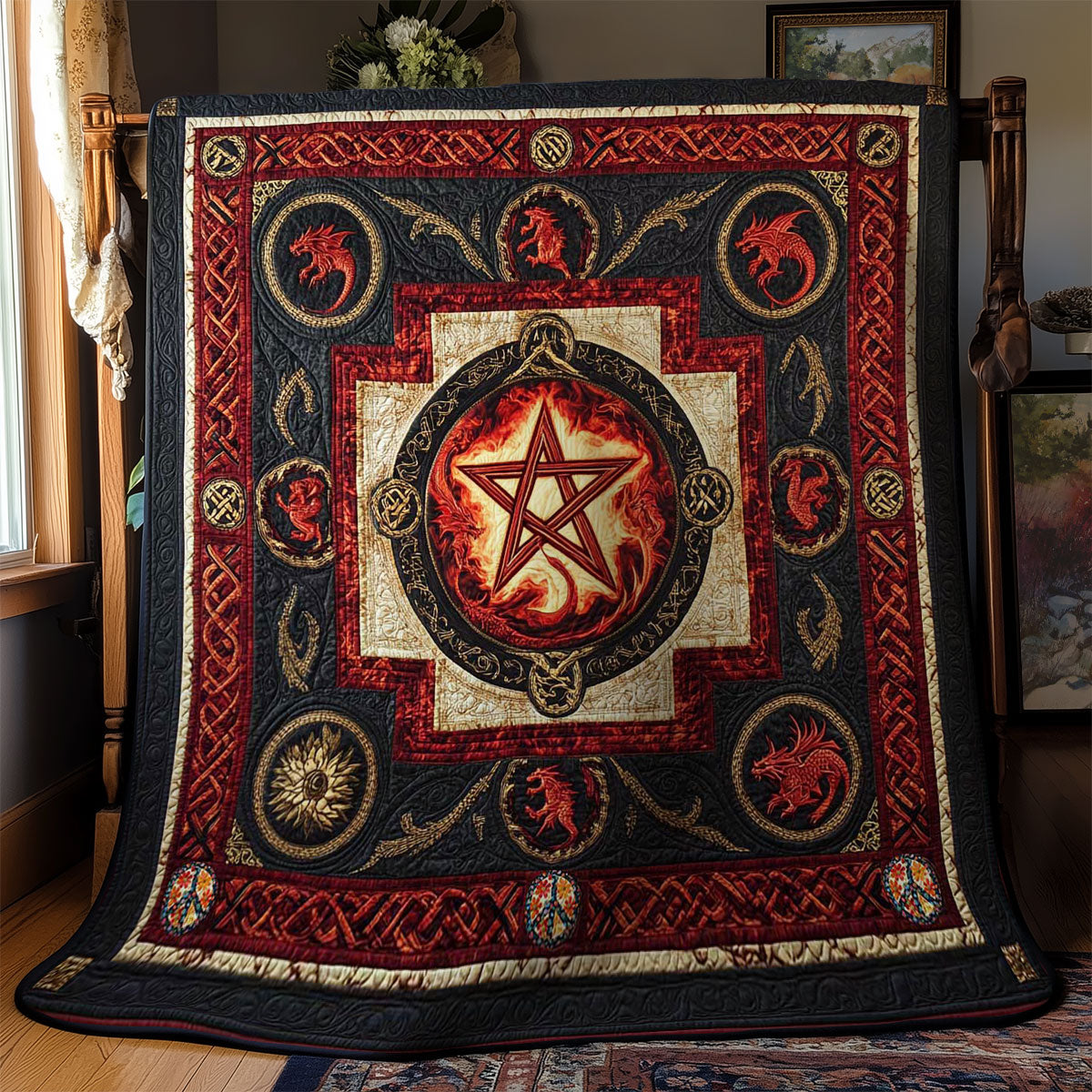 Rynx | Celtic Flame Star Quilt