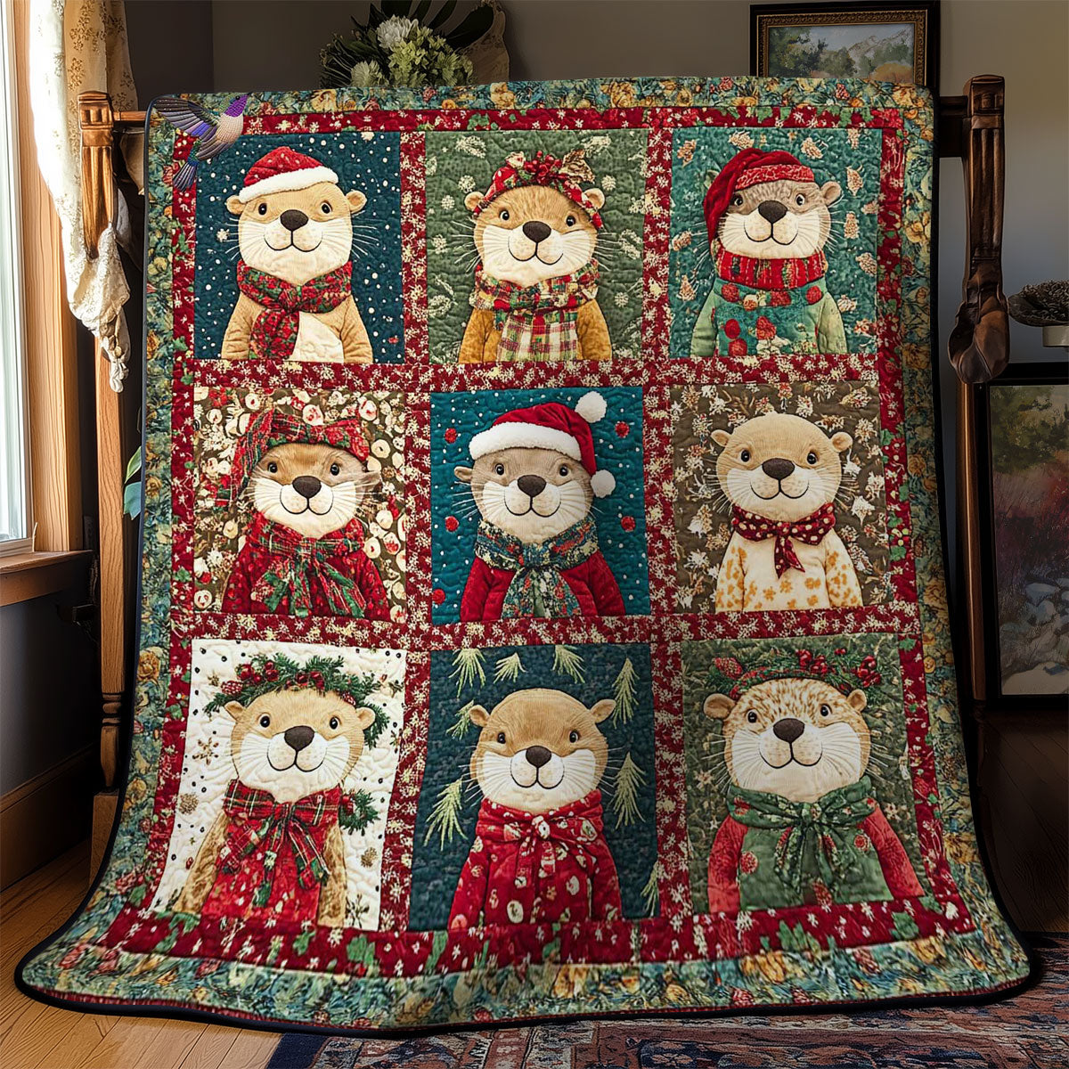 Rynx | Festive Otter Joy Blanket