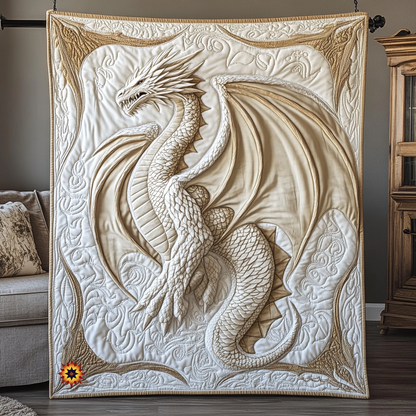 Rynx | Majestic Golden Dragon Blanket