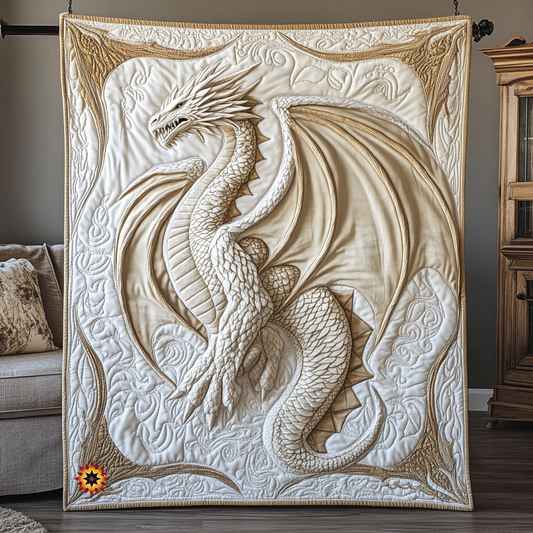 Rynx | Majestic Golden Dragon Blanket