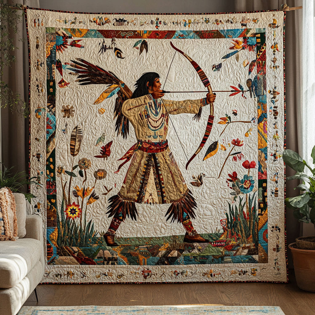 Rynx | Native American Warrior Quilt