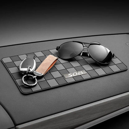 Rynx | Anti-Slip Silicone Car Dashboard Mat for Phone & Sunglasses Storage