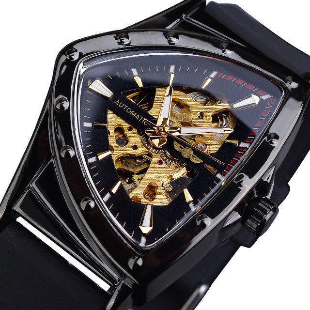Rynx | Skeleton Men's Automatic Mechanical Watch Silicone Strap