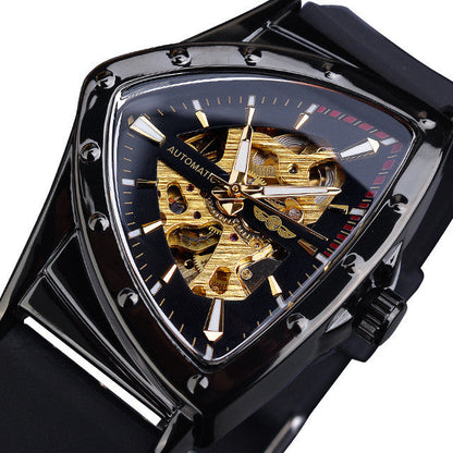 Rynx | Skeleton Men's Automatic Mechanical Watch Silicone Strap