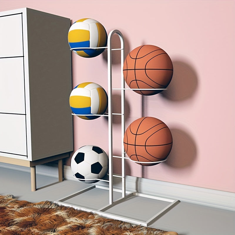 Rynx | Portable Carbon Steel Ball Bearing Stand - Display Stand for Basketball, Football and Volleyball